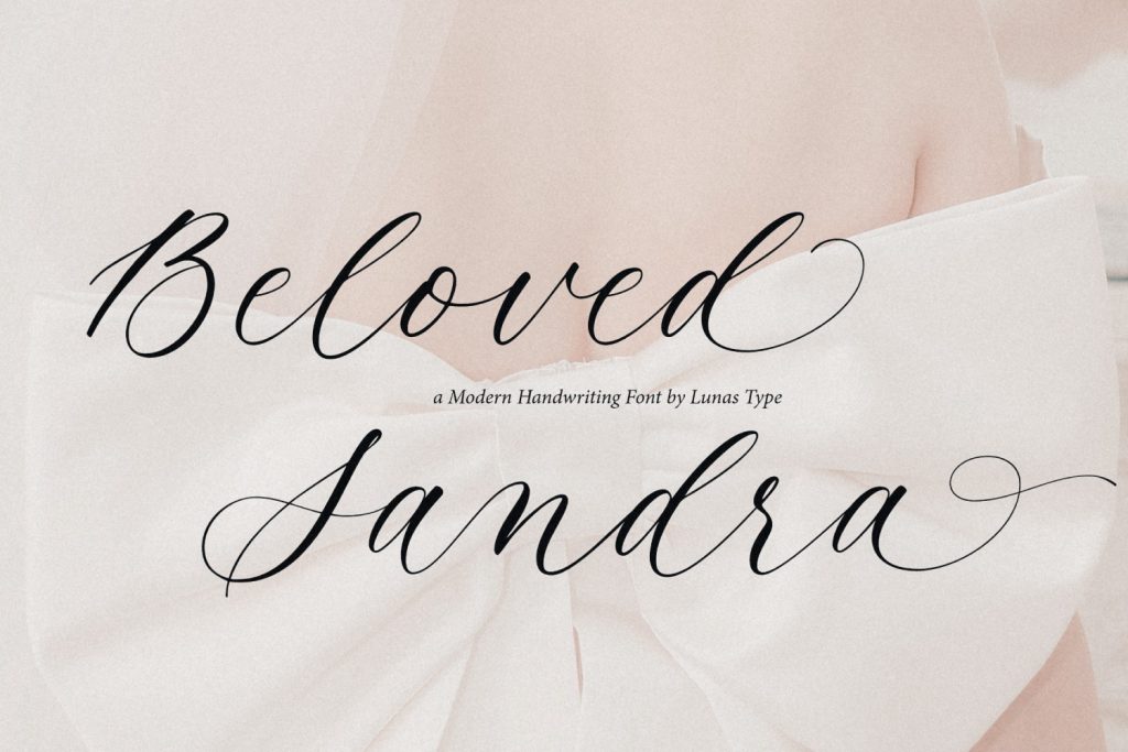 Beloved Sandra Font – Letteralle Studio